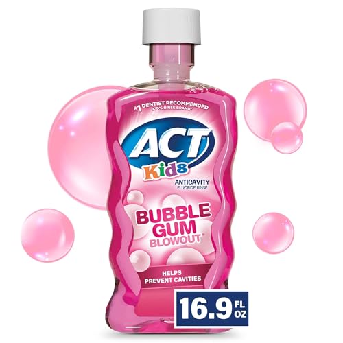 ACT Kids Anticavity Fluoride Rinse, Bubblegum Blowout 16.9 oz (Pack of 6) by ACT - Thumbnail 7