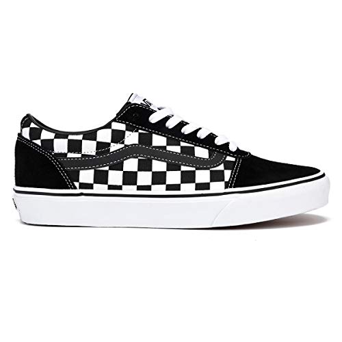 Vans Vans Men's Ward Sneaker, Checkered Black True White, 7 UK