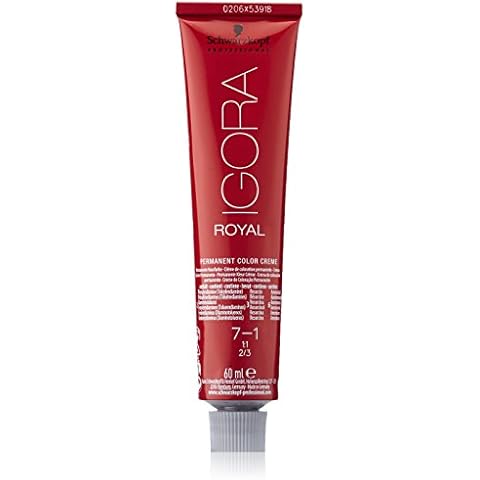 Tinte Permanente Schwarzkopf Igora Royal 7-1 Cover