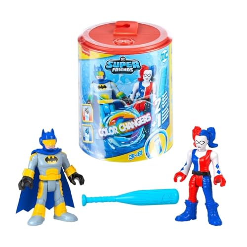 Imaginext DC Super Friends Action - Figura de colores Changers para niños a partir de 3 años