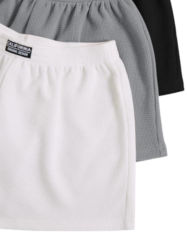 Image of SOLY HUX Women's Summer Shorts 3 Packs Casual Comfy Shorts Sets