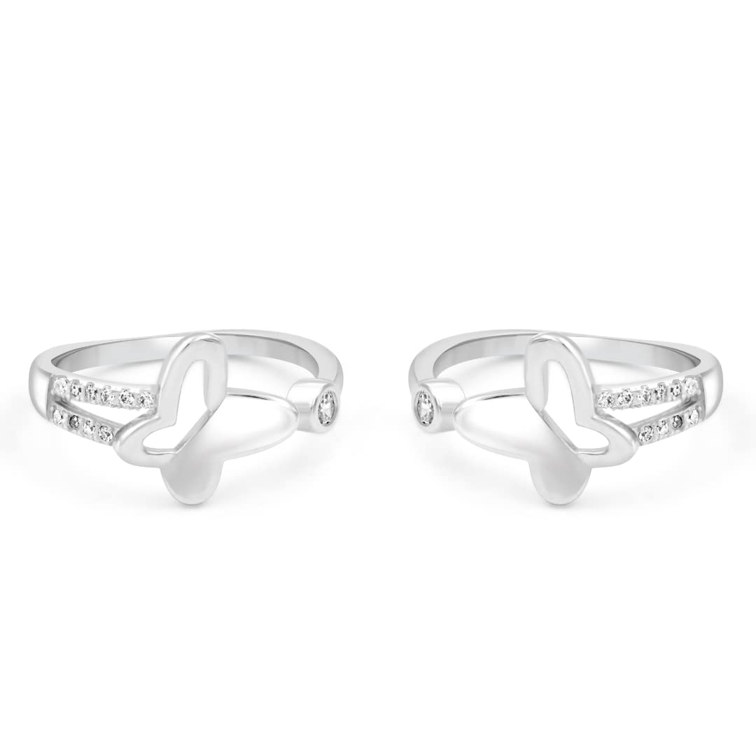 zarkan 925 Sterling Silver Shooting Star Toe Rings, Adjustable | Chandi Bichiya | Gift for Women & Girls | Certified Authentic Hallmark & 925 Stamp-picture-47