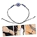 Didiseaon Handwoven Evil Eye Bracelet for Women Unique Protective Amulet Stylish Chain Beaded Wristband Vintage Halloween Jewelry Versatile Fashion Accessory