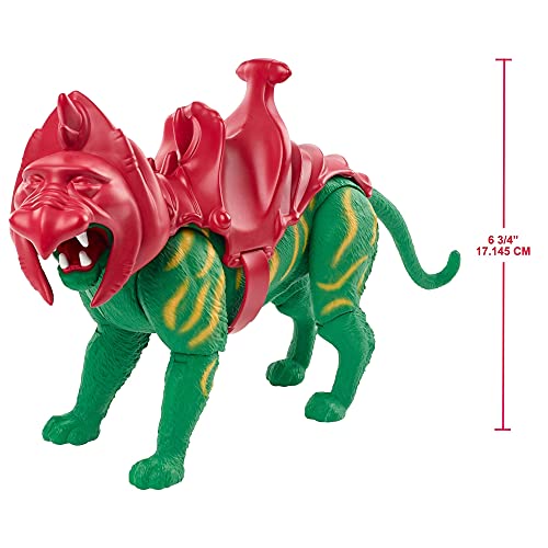 Masters Of The Universe Origins Battle Cat 6.75-In Action Figure, He-Man's Loyal Tiger-Like Eternian Creature For Motu Storytelling Play And Display With Origins 5.5-In Figures, Gift For Kids Age 6+ #TOP3