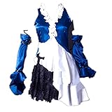 F F X 10 Yuna Lenne Song Cosplay Costume Game women Skirt Halloween Outfits Custom Made (Custom Made)