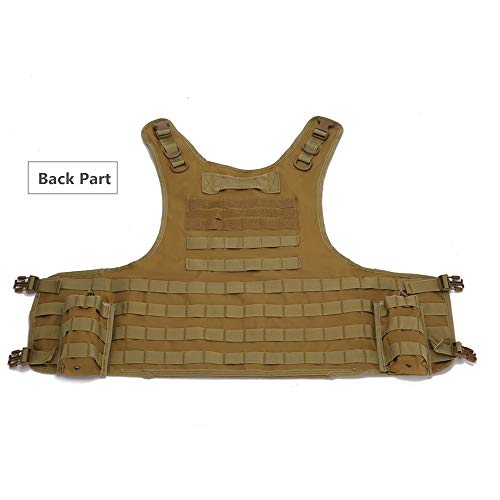 Abenaki Tactical Vest Adjustable Outdoor Gear Load Carrier Vest For Traning,Hunting, Cs Game (Tan) #TOP6