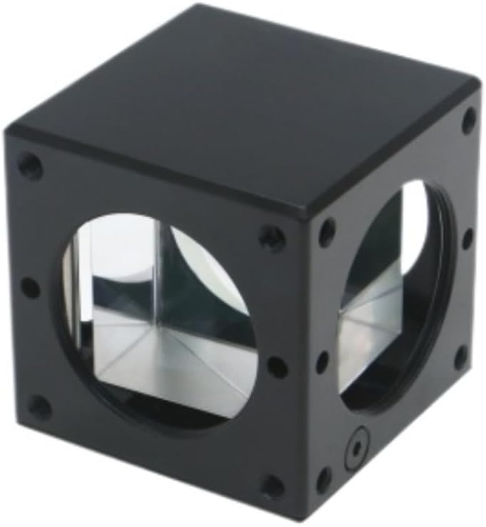 1Pc 30mm cage type small integrated cube clamped dichroic cube 1 inch 20m spectroscopic prism (M3-6H)