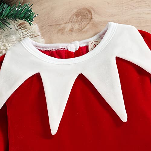 Mercatoo Camisetas infantis de manga comprida de Natal para meninas com flocos de neve, roupas para
