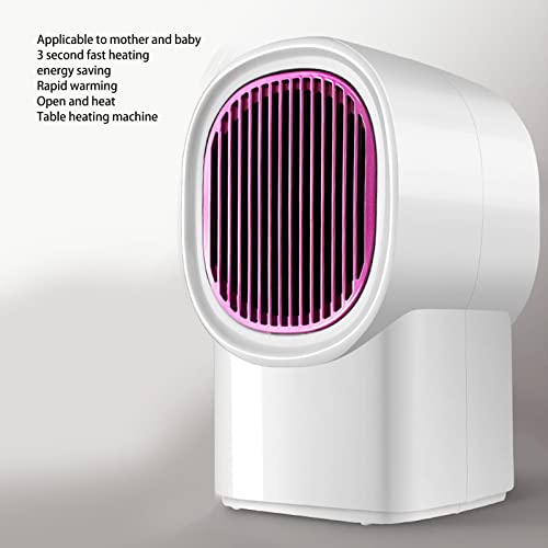 Home Space Heater 500W 100-220V Energiebesparende ventilatorkachel (wit) - Afbeelding 6