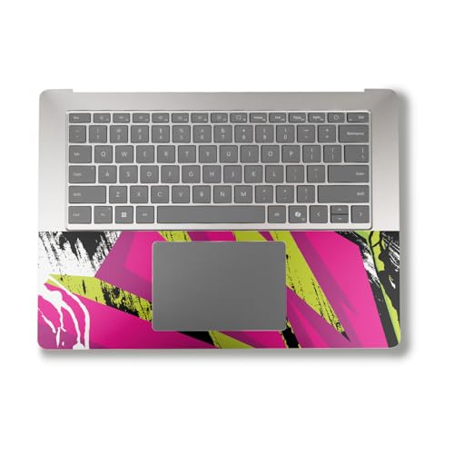 Image of Laptop Skin Compatible with Alienware M18 R2 (2024) - Grunge Magenta - Premium 3M Vinyl Protective Wrap Decal Cover - Easy to Apply | Crafted in The USA by MightySkins