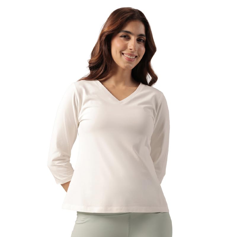 Image of BlissClub Women's Cotton Blend Regular fit T-Shirt