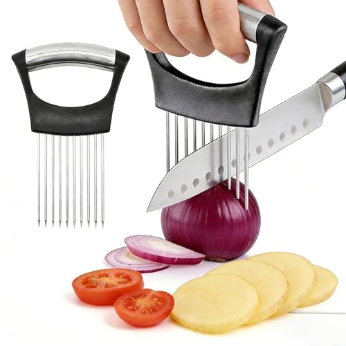 YROJISU 2PCS Onion Holder for Slicing, Onion Slicer Holder, Onion