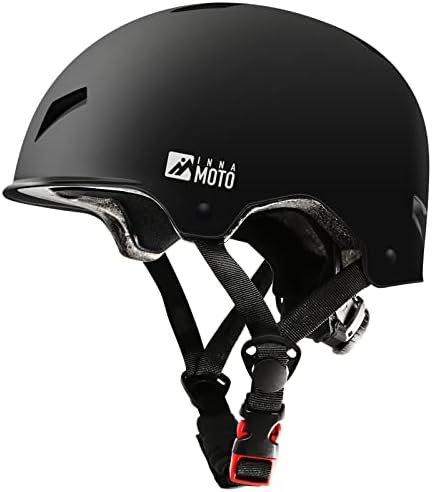 Skateboard Helmet for Adults - Adjustable Certified Safety Adults Helmet for Skateboarding Bike Bicycle Scooter Cycling Skate Skating Multisport Helmets for Women Men Boys Girls Kids Youth