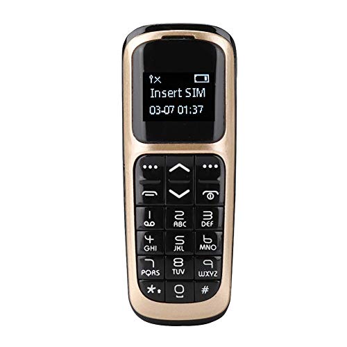 Oumij1 V2 Mini Bluetooth Låst Telefon med Hörlurar 0,66 Tum