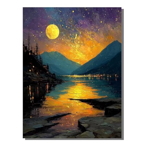 G ۓI hG (t[t) l̎q̂߂̃Mtg ŃyCg SҌ LbgŃyCg fW^G i 80x110 cm uVƃANG̋Ă܂ DIY Paint by Numbers rO[ C