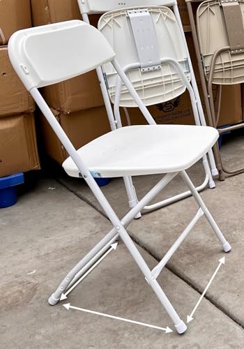 Tapas blancas para patas de silla de plástico para solucionar rayones en eventos, 100 unidades 6