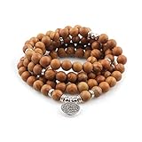【EINZIGARTIGE BEDEUTUNG 108 PERLEN】Die 108 Mala-Perlen sollen 108 Probleme beseitigen und so einen Zustand des Friedens erreichen. Es wird angenommen, dass die 108 Gebetsperlen, Meditationsperlen oder Heilperlen starke Kräfte der Selbstverwirklichung und Zufriedenheit hervorrufen, die dazu beitragen, Ihre zu fokussieren Aufmerksamkeit und halten Sie von Stress und / oder Angst abgelenkt
