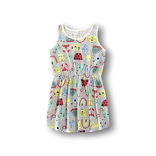 Vestido My Friends Marisol Play meninas, Branco, 4