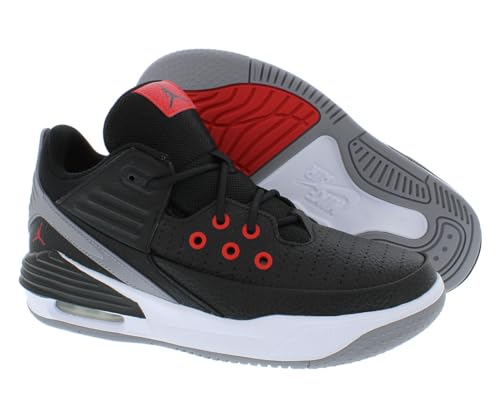 Nike Jordan Max Aura 5 GS Boys Shoes Size 6, Color: Black/University Red/White2