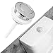 38mm Single Flush Toilet Push Button - Durable ABS Water Tank Flush Button for Easy Installation,1pc