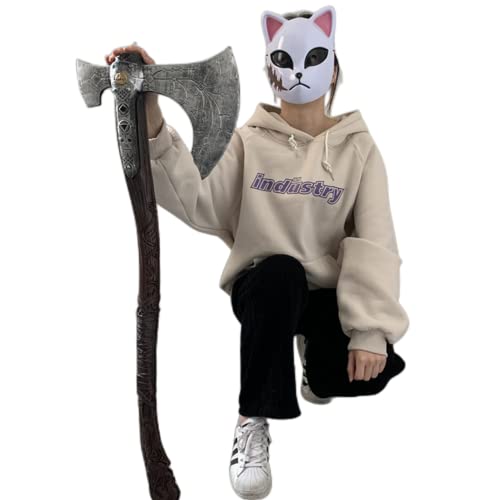 damdos Halloween-Cosplay-Requisiten für Gott des Kriegs, Axt aus Schaumstoff, Leviathan, Kratos, Äxte, Waffe, Geburtstagsgeschenke