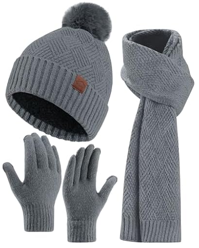 Coubeau Gorro Invierno Mujer - Cálido Moda Conjunto Bufanda y Gorro y Guantes Mujer Bufanda y Guantes Set | Ya disponible en tu tienda friki favorita! En mundofriki.es!