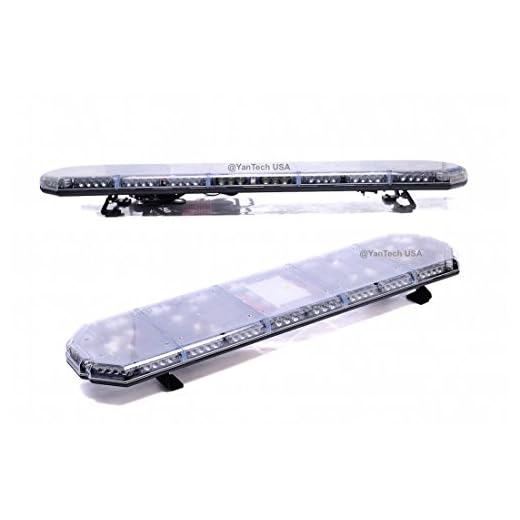 56“ 104 LED Emergency Beacon Strobe Light Bar Warning Truck Tow Wrecker w/Take Down, Alley, Brake and Turn Signal - USA Warranty w/Lifetime Service
