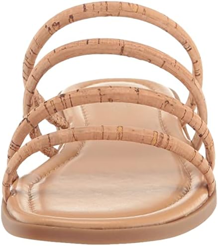 Nine West Women's Hapily Flat Sandal, Cork 110, 8.5 | Image 1