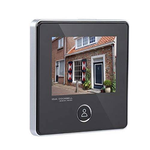 Sbeautli Timbre de 3,0 Pulgadas de vídeo Digital Mirilla Timbre de la cámara 120 Grados de ángulo Ancho de la Pantalla LCD en Color electrónica Peephole Fácil Instalación