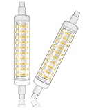 R7S Base LED Light Bulb led Bulb Smart Bulb 10W 118mm(4.64''),AC 85V - 265V,Double Ended J Type Halogen Bulb Replacement-Non-dimmable-Pack of 2-Daylight White 6000K