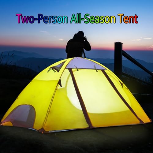Carpa de Camping para 1 Persona, Impermeable, 4 Estaciones miniatura 2