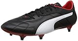PUMA Herren Esito C SG Fußballschuhe, Black-White-Red, 39