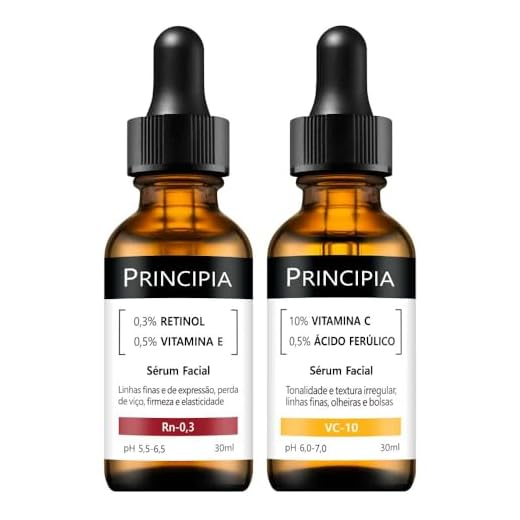Principia Kit 2 Séruns Vitamina C 10 + Retinol
