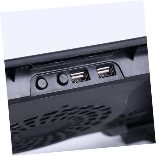 Base para laptop con 5 ventiladores y soporte ajustable miniatura 2