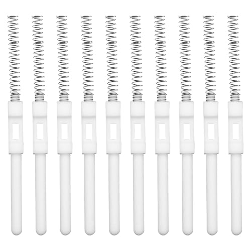 Yudylg - Yudylg 10-Pack Replacement Slide Bolt Assembly Compatible with EZE Breeze Windows, White Nylon Sliding Bolts for Effortless Windows Hardware Replacement