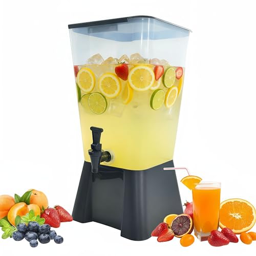 Beverage Dispenser 5 Gallon Drink Dispenser with Spigot, Juice Dispensers for Parties, Black Base by Generic - Used condition - US$40.24