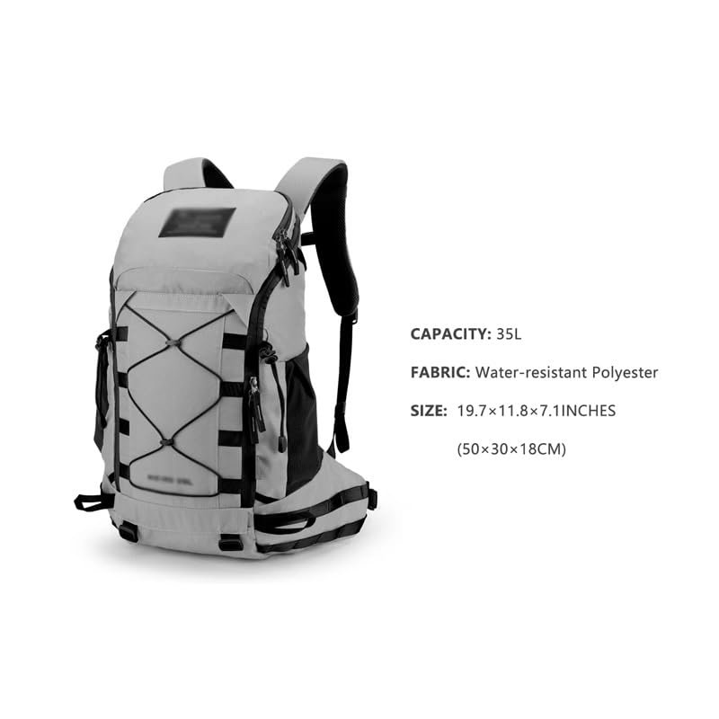 Sac à dos de randonnée 35L déperlant et résistant pour le camping