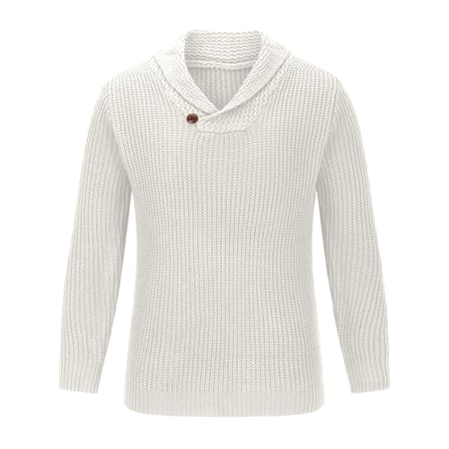 Muscularfit Men Sweaters Casual Fashion Shawl Collar Knitted Sweaters Loose Fit Long Sleeve Knit Pullover Sweater Fall Winter
