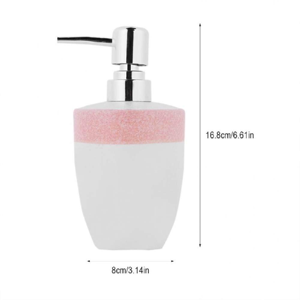 Style européen Pompe de Bouteille de Lotion Bouteille de Savon Manuelle, Salle de Bains Maison hôtel Savon Liquide Lotion shampooing Contenant de désinfectant, Rose