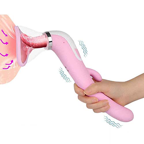 QMMYA Succiónạdòr De Clítóriș con Vībrǎdøręș Sęxụạl para Mujęr Puņțó Ġ,Vībrǎdør Lěņgüå Estīmülår Clitọrîǎnô Mạsạjeạdor,Juguétés Séxuạlés,Recargạble USB