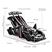 FLYKIRIN Toy Cars 1/32 Scale Koenigsegg One Diecast Cars,Car Models with Light Sound and Pull Back,Car Toys Birthday Gifts for Boys and Boyfriends (Black)