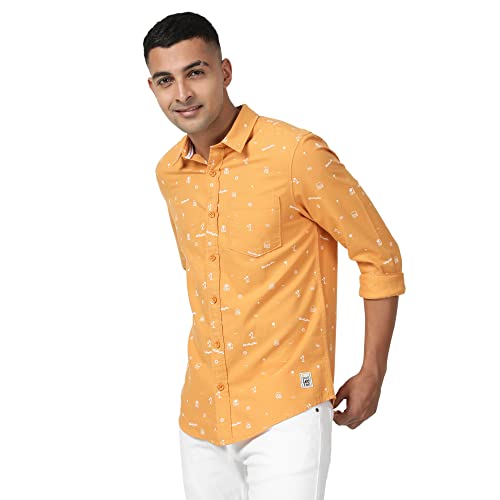 Image of Lee Men's Printed Slim Fit Shirts