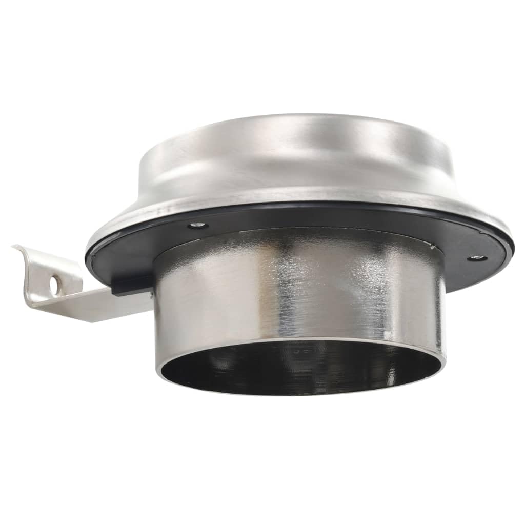 vidaXL Lampy solarne do ogrodu, 12 szt., LED, okrągłe, 12 cm, białe