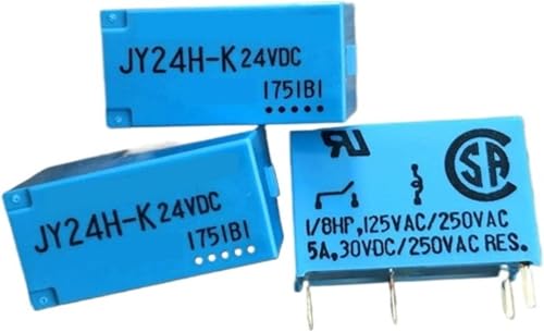 Relé JY5H-K de 4 pines y 5A 250VAC mini componente electromecánico de potencia 2