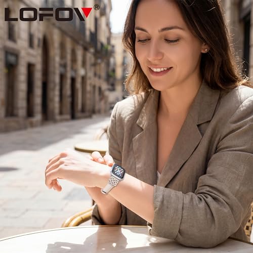 Image of Compatible with Apple Watch Bands Women 38 /40 /41 /42mm Dressy Slim Leather Strap with Designer Celtic Knot Interlock Buckle Bracelet for iWatch Series 11 10 9 8 7 6 5 4 SE 3 2 1