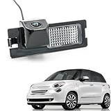Telecamera posteriore CCD HD AHD Fisheye per parcheggio in retromarcia per Fiat per 500L 2012 2013 2014 2015 2016 2017 2018 2019.