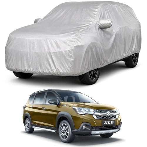 Image of Autofact Car Body Cover Compatible with XL6 2026 | Custom Fit Car Cover | 100% Water-Resistant| Triple-Stitched Lightweight Fabric | Dustproof | Indoor & Outdoor Use | Elastic Bottom