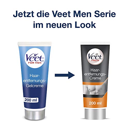 Veet for Men Hair Removal Gel Creme 200ml (1) (Packaging May Vary)