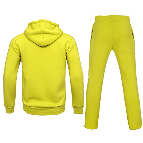 Xmgelp Men's Hooded Tracksuit 2 Piece Casual Full Zip Jogging Sweatsuit Sets Track Jackets And Pants 2 Piece Outfit For Men Neon4Xl #TOP1