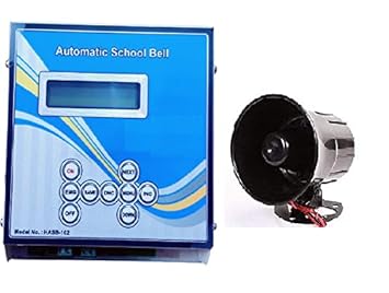 MME ELECTRONIC AUTOMATIC SCHOOL BELL SYSTEM WITH INDUSTRIAL POLICE TONE HOOTER LOUD SOUND RANGE 200METER FOR OFFICES & INDUSTRIES